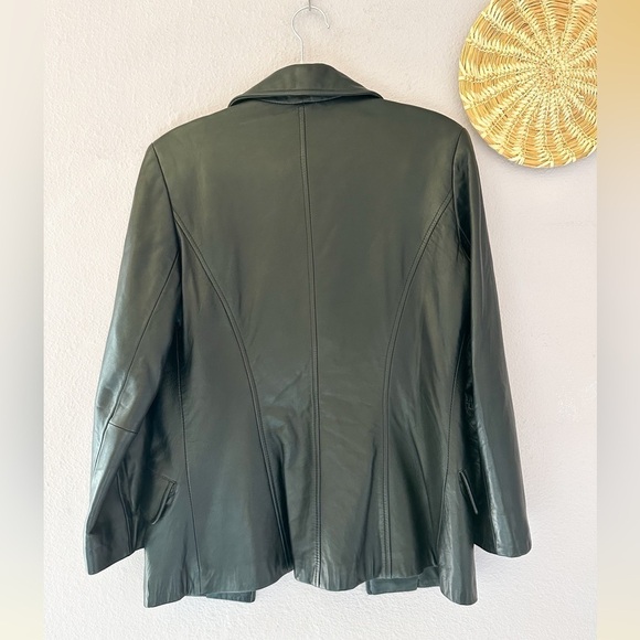 Anonymous Y2K Leather Black Jacket Size XS - Picture 4 of 4